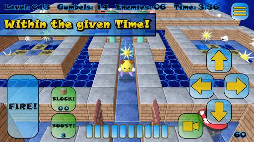 Gumbelmon: 3D Labyrinth Classic Arcade Maze Run screenshot 4