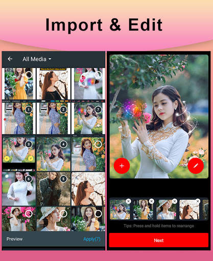 Video Editor  Slideshow and Story Maker-VidMix Pro screenshot 1