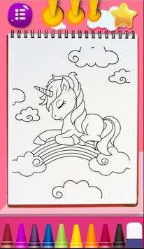 Coloring Pages for Kids - Unicorn Colors screenshot 5