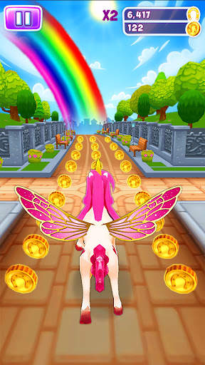 Unicorn Run Magical Pony Run screenshot 2