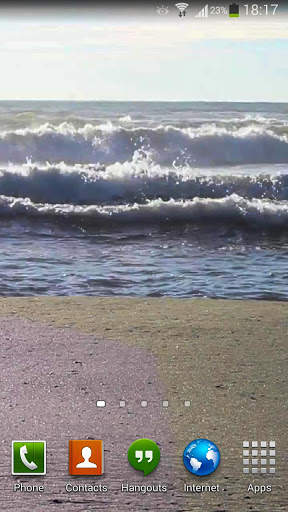Waves Live Wallpaper HD 9 screenshot 1