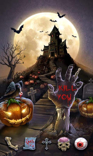 Halloween Night GO Theme screenshot 2