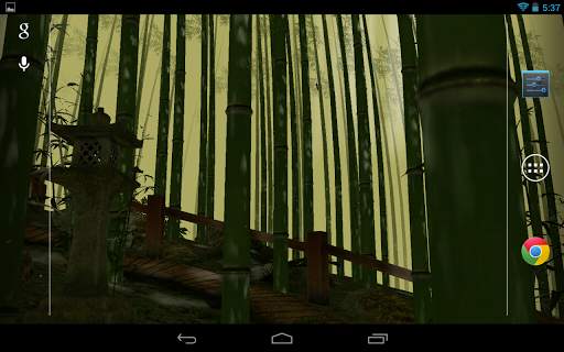 Bamboo Forest 3D Live Wallpaper and Screen Saver screenshot 3