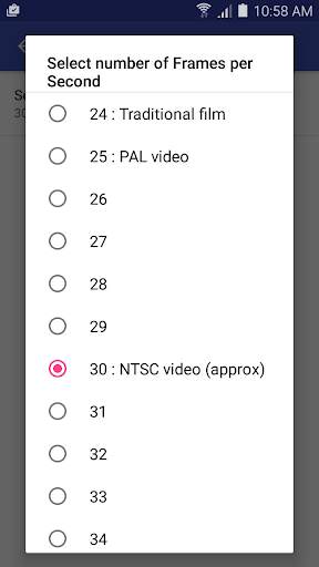 Film/Video Time Calculator screenshot 2