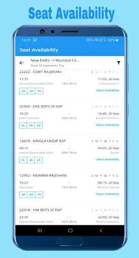 Train Enquiry PNR Status screenshot 3