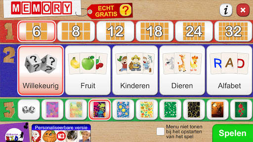 Gratis Memory screenshot 1