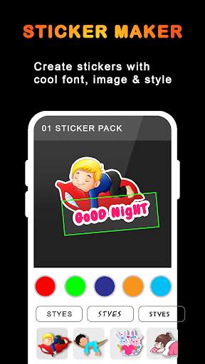 GoodNight Sticker For Whatsapp screenshot 3