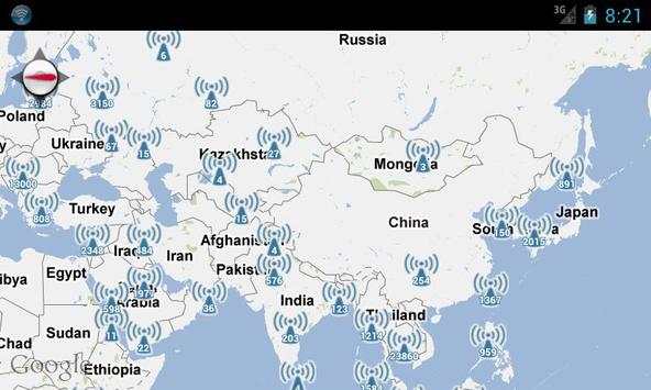 Hotspotting - Free WiFi Map screenshot 4