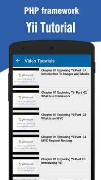 Yii Tutorial screenshot 4