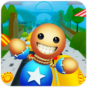 Kick Super Buddy Run - 3D Surf icon