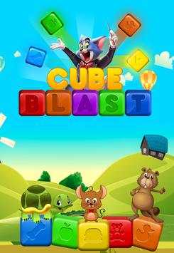 Tom Kitty Block Cube Crush screenshot 1