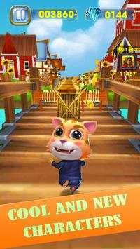 Talking Cat Rush - Subway & Bus Tom Run 3D screenshot 5