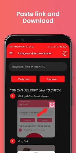 Reels downloader for Instagram screenshot 1