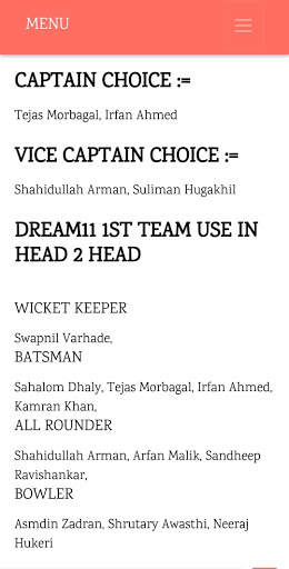Wincrics Cricket Today Match p screenshot 2