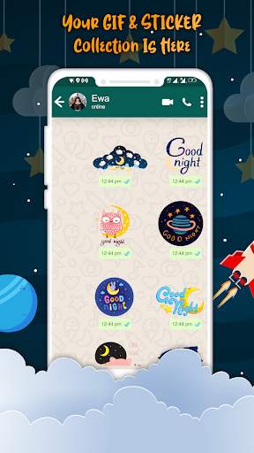 Good Night GIF : Good Night Stickers For Whatsapp screenshot 2