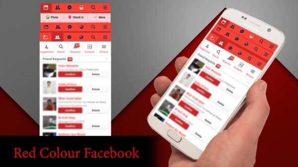 Red Theme For Facebook screenshot 2
