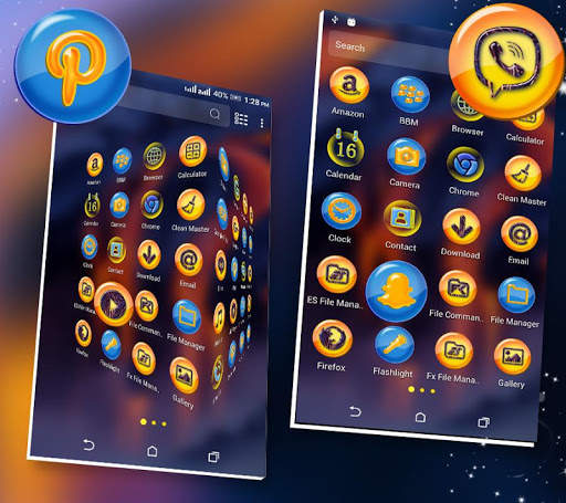 Volcano Hill Launcher Theme screenshot 3