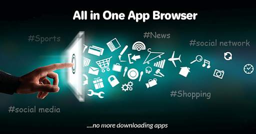 All in One App-social Browser screenshot 1