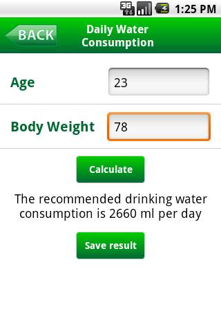 Health Calculator (ENG) screenshot 5