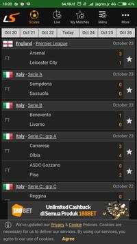 LIVE SCORE screenshot 1