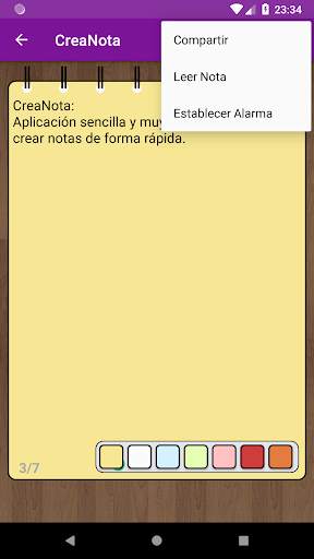 CreaNota: Notas, Alarmas, Texto a voz, Colores screenshot 7
