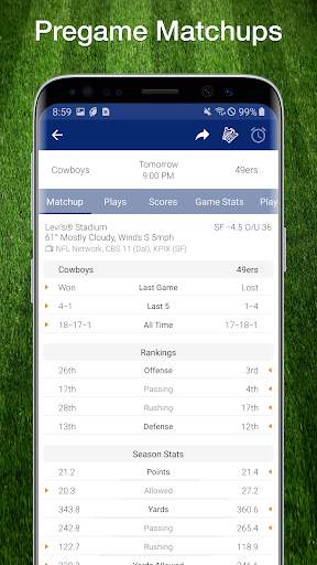 Football NFL Live Scores, Stats, & Schedules 2021 screenshot 8