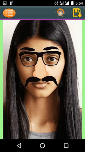 Funny Eye Nose Glasses Changer screenshot 5