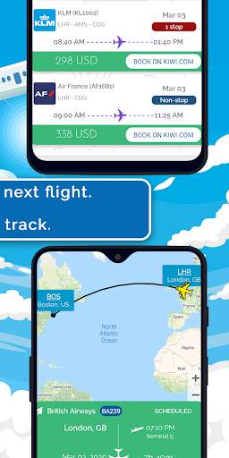 Kuwait International Airport (KWI) Info   Tracker screenshot 2