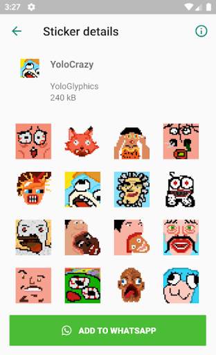 Yolo Stickers for WhatsApp - WAStickerApps screenshot 3