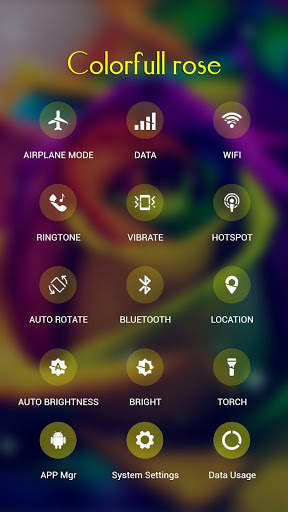 Colorful Rose APUS Launcher theme screenshot 3
