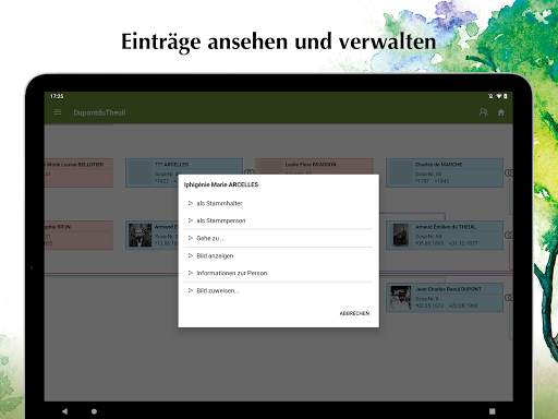 Stammbaum-Viewer – App zur Genealogie-PC-Software screenshot 14
