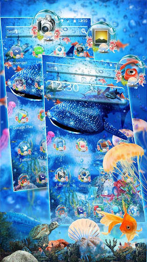 Under Water Fish Theme screenshot 3