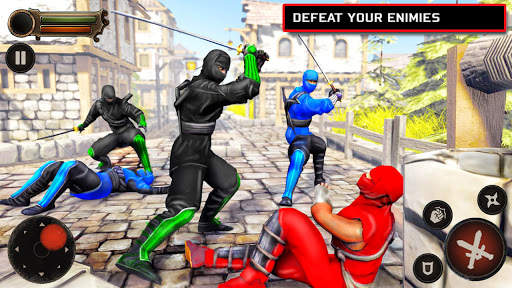 Ninja Assassin SuperHero - Gangster Fighting Games 1 تصوير الشاشة