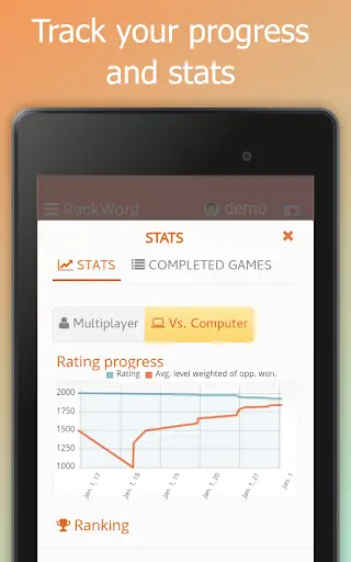 Rackword - Online word game screenshot 11