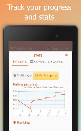 Rackword - Online word game скриншот 11