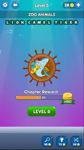 Shark Word Stack स्क्रीनशॉट 5