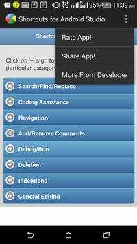 Shortcuts for Android Studio screenshot 4
