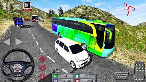 Coach Tourist Bus City Driving screenshot 3