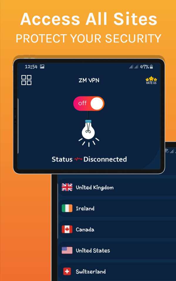 ZM VPN | LightSail Unblock VPN screenshot 8