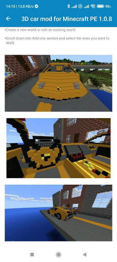 Best Cars Mods Minecraft PE screenshot 3