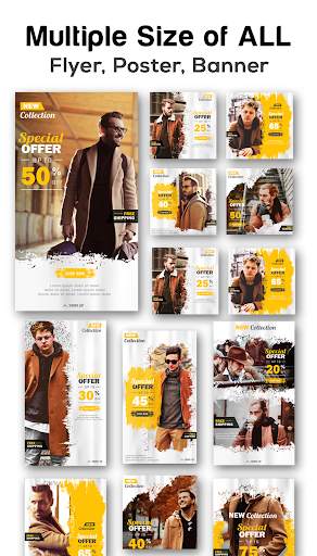 Poster Maker, Flyer, Banner Ma screenshot 3