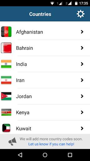 Mobile Network Codes screenshot 2