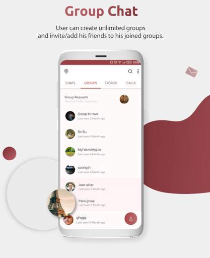 Social16 Messenger - Free video & audio call. screenshot 6