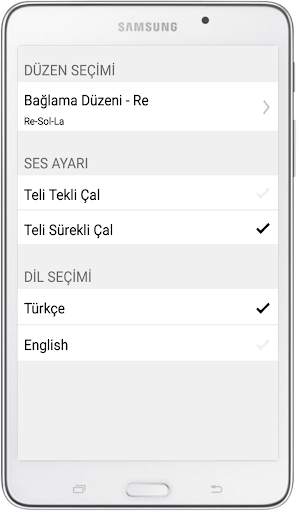 Baglama Tuner Free - Bağlama / screenshot 3