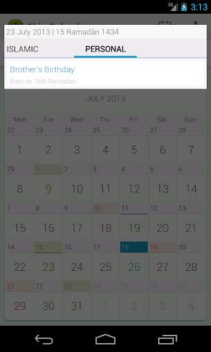Shia Calendar screenshot 5