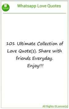 Love Quote for Whatsapp screenshot 5