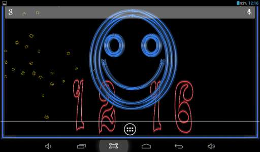 Clock Smile Live Wallpaper screenshot 12