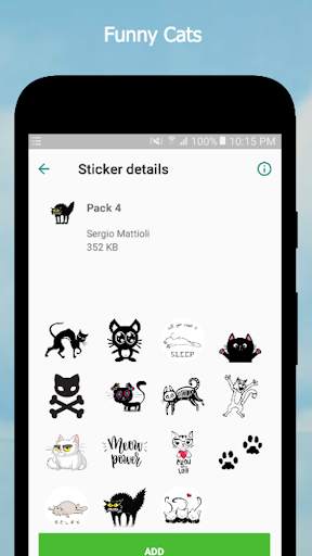 🐈 Cat Stickers For WhatsApp (WAStickerApps) 🐈 screenshot 7
