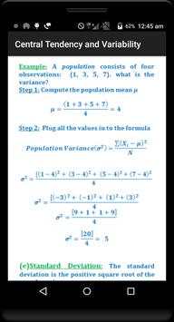 Statistics Quick ReferenceFree скриншот 1