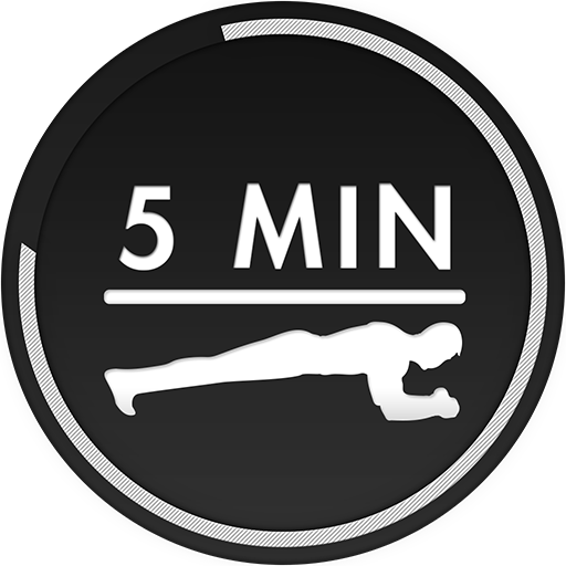 5 Min Plank - Talking time counter. Static workout أيقونة